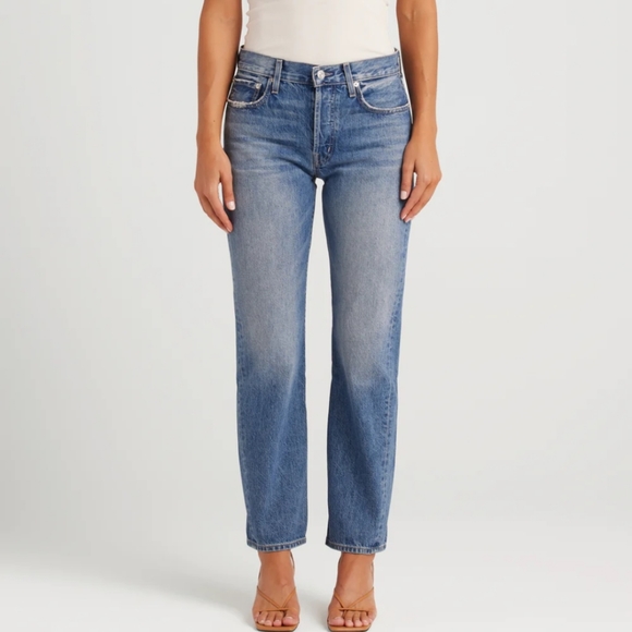 Edwin Tash Premium Denim 24 classic blue straight Leg jeans 100% cotton - Picture 2 of 11